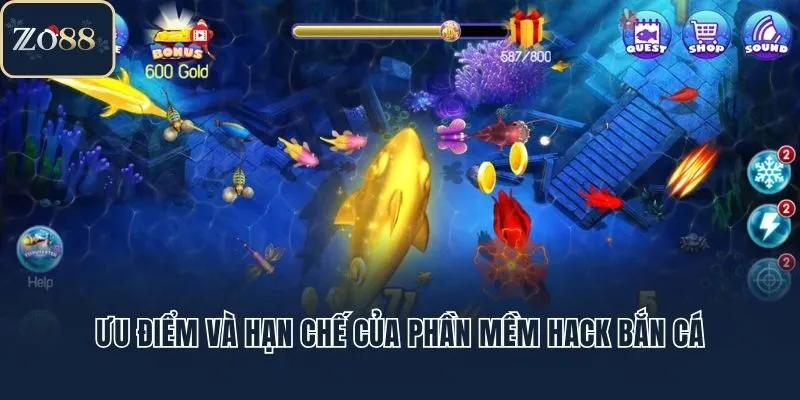 Ưu điểm và hạn chế của phần mềm hack bắn cá